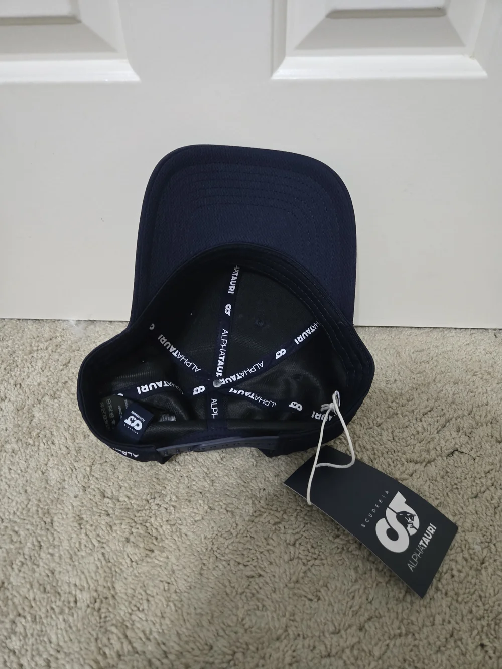 Men's Navy Baseball Cap - Scuderia Logo